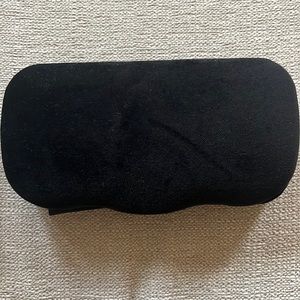 Black velvet Gucci sunglass case + soft case